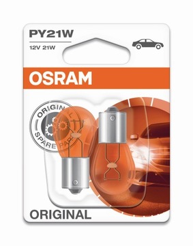 556 208 556 208 ZAROWKA POMOCN.12V 21W PY21W OSRAM/ 2SZT