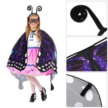 НАКИДКА КРЫЛА БАБОЧКИ КОСПЛЕЙ КОСТЮМ