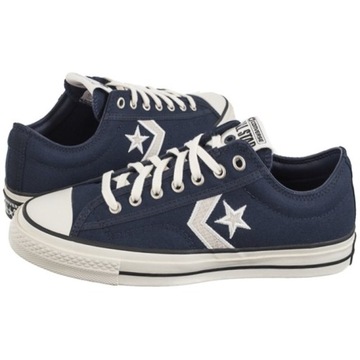 Buty Trampki Męskie Converse Star Player 76 OX White A07518C Granatowe