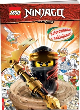 LEGO NINJAGO kolorowanka z naklejkami
