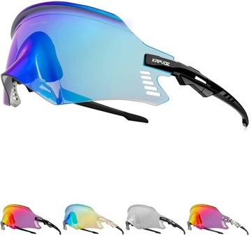 OKULARY ROWEROWE MĘŻCZYŹNI KOBIET WIATROSZCZELNE OKULARY PRZECIWSŁONECZNE MTB