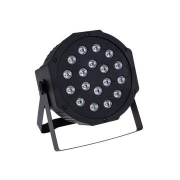 KOLOROFON REFLEKTOR LED PAR 18x3W DYSKOTEKOWY LAMPA RGB SOUND AUTO DMX