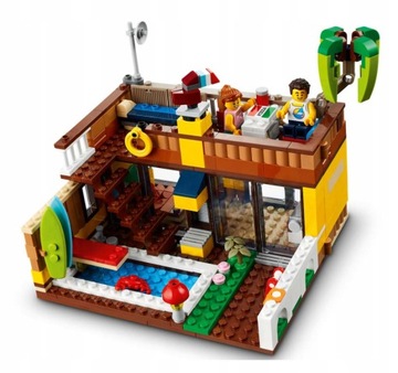 LEGO Creator 3 в 1 31118 Дом для серфинга Пляжный домик