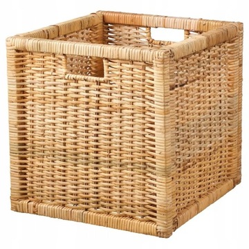 ORGANIZER DO SZAFY PUDEŁKO KOSZ RATANOWY BRANAS - POJEMNIK DO IKEA KALLAX