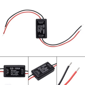 КОНТРОЛЛЕР KOTROLER СТРОБОСКОП МИГАЮЩИЙ СВЕТОДИОДНЫЙ СТОП-СИГНАЛ GS-100A
