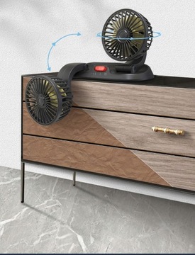 МОЩНЫЙ ВЕНТИЛЯТОР АВТОМОБИЛЬНЫЙ ВЕНТИЛЯТОР 12В - ДВОЙНОЙ