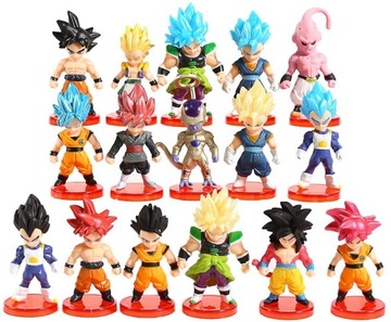 Dragon Ball Figurki 16 sztuk 7 cm.