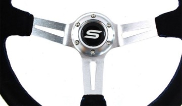 РУЛЬ RALLY SUEDE SLIDE 350MM OFFSET 90
