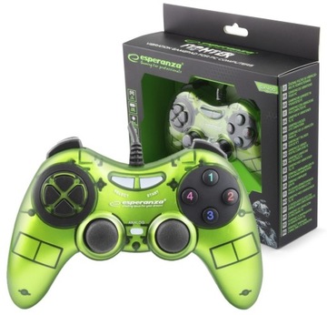 GAMEPAD PAD PRZEWODOWY DO PC WIBRACJA USB ANALOG