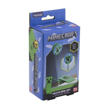 Lampka do czytania Minecraft Creeper LED Klips Paladone Licencja