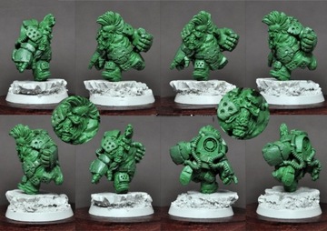 Figurka SF Dwarf / Squat Wild Chieftain + Podstawka 28mm Scibor 28SF0224