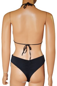 TEZENIS strój kąpielowy bikini czarny dwuczęściowy 75/M