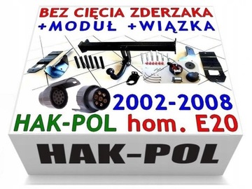 HAK HOLOWNICZY+MODUŁ OPEL VECTRA C KOMBI 2002-2008