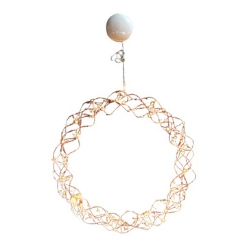 Metal Circle Lights Okrągłe lampki do wystroju