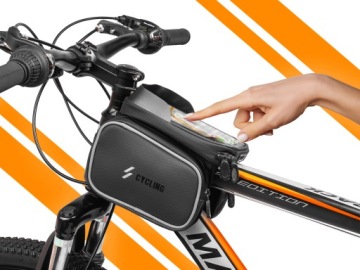 ВЕЛОСИПЕД PANNIER НА РАМЕ С РУЧКОЙ ВОДОНЕПРОНИЦАЕМЫЙ ПЕРЕДНИЙ ДЛЯ ТЕЛЕФОНА 1.5L