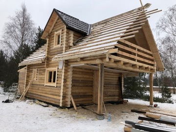 БРЕВЕННЫЙ ДОМ - КРУГЛОГОДНЫЙ БРЕВЕННЫЙ ДОМ