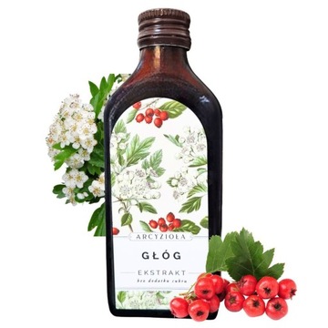 ARCYZIOŁA Głóg 100% Ekstrakt z Soku 200ml