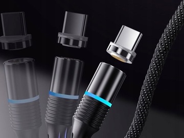 МАГНИТНЫЙ КАБЕЛЬ CAFELE — USB-C ТИП C 1,2 М 3 А