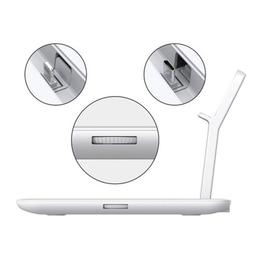 ИНДУКТИВНОЕ ЗАРЯДНОЕ УСТРОЙСТВО Qi ДЛЯ Android APPLE MAGSAFE IPHONE 12-15 AIRPODS WATCH