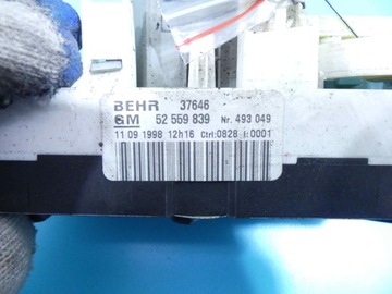 KONZOLA PANEL VENTILACE OPEL ASTRA II G 98-09