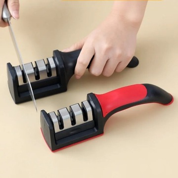 ТОЧИЛКА ДЛЯ ЗАТОЧКИ КУХОННЫХ НОЖЕЙ, НОЖНИЦ, ТРЕХФАЗНАЯ КОЛЕСО 3в1