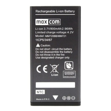 Оригинальный аккумулятор для MAXCOM MM720 MM721 MM720BB