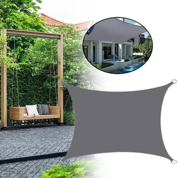 Прямоугольный навес Прямоугольный навес под тент с солнцезащитным кремом 2х3м Серый