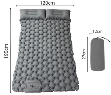 МАТРАС ДВУХМЕСТНЫЙ САМОНАДУВАЮЩИЙСЯ, ДВУХМЕСТНЫЙ ТУРИСТИЧЕСКИЙ, КОВРИК С НАСОСОМ, СИДЕНЬЕ