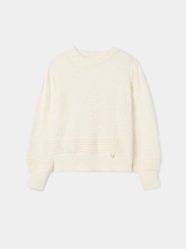 Mayoral Sweter 7.302 Écru Regular Fit
