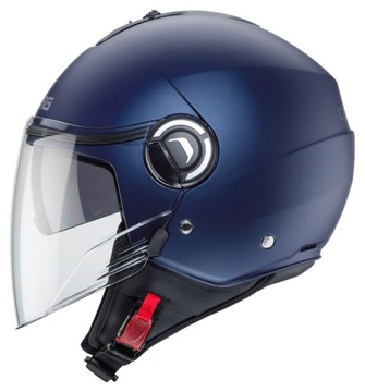 ОТКРЫТЫЙ МОТОЦИКЛЬНЫЙ ШЛЕМ CABERG С BLEND RIVIERA V4X YAMA ТЕМНО-СИНИЙ МАТОВЫЙ M