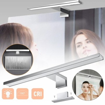 LAMPA NAD LUSTRO DO ŁAZIENKI 60CM, OŚWIETLENIE LUSTRZANE LED, BEZ MIGOTANIA