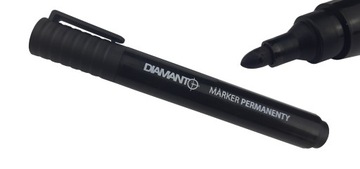 Перманентный круглый маркер, черный.