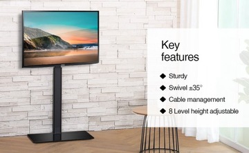 Uchwyt do telewizora Fitueyes TT106002GB 32-60 cal