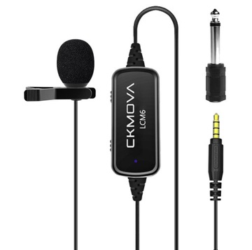 CKMOVA LCM6 mikrofon krawatowy do kamer