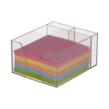 Kostka kolor nieklejona w pojemniku przeźroczystym