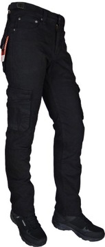 Брюки-карго ЧЕРНЫЕ размер 39 L30 WORK-Y Короткие Эластичные Различные размеры