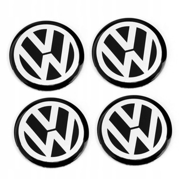 4 szt. VW 60mm NAKLEJKI NA FELGI DEKIELKI KOLPAKI