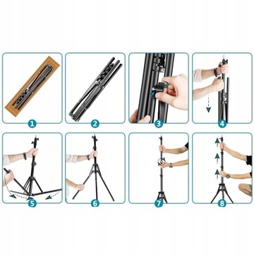 КОЛЬЦЕВАЯ СВЕТОДИОДНАЯ ЛАМПА ДЛЯ СЕЛФИ, ПОДСТАВКА ДЛЯ КОЛЬЦА, ПРОЧНАЯ