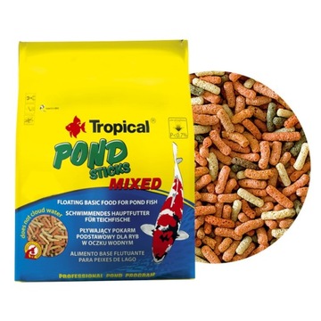 Tropical Pond Sticks mixed 1000ml pokarm dla ryb OCZKO WODNE