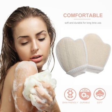 KESSA ПЕРЧАТКИ ДЛЯ БАНЫ ОТшелушивающие 2 ШТ.