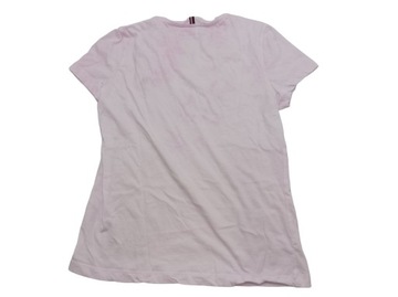 Tommy Hilfiger Heritage V-Neck Tee, t-shirt damski, r.M, odcienie różu