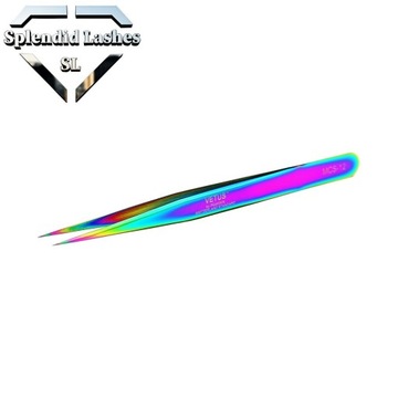 SPLENDID LASHES Pęseta VETUS MCS12 Rainbow do rzęs
