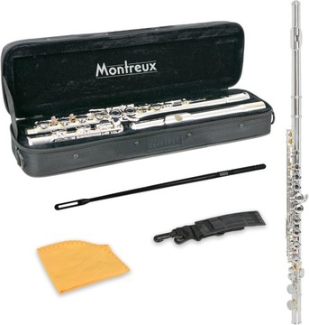 Montreux Flet prosty srebrny z etui