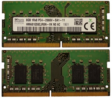 8GB Hynix 2666MHz 1,2V HMA81GS6CJR8N-VK