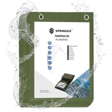 КРЕЗЕНТ 5x8м ЗЕЛЕНЫЙ УСИЛЕННЫЙ 120G ПРОЧНОЕ ПОКРЫТИЕ ТОЛЩАЯ ПЛАСТИНА