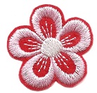 Нашивка с цветочным узором, вышитая утюгом для комбинезонов, нагрудник S