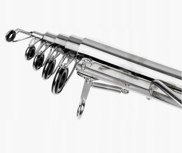 АВТОМАТИЧЕСКАЯ ТЕЛЕСКОПИЧЕСКАЯ УДОЧКА САМОРЕЗНАЯ + ПОДСТАВКА, вес 30-120г, длина 2,1м.