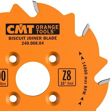 Дисковый нож CMT для ламелей 100х22мм 8 зубьев