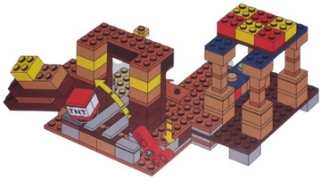 Неполный LEGO MINECRAFT 21167 без фигурок