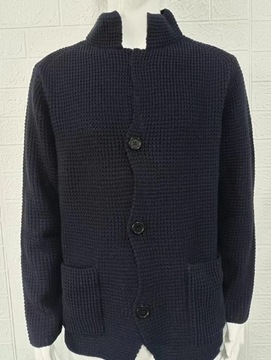 Men's Sweater Jacket Slim Suit Stand Collar Knitte
